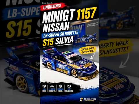 Unboxing MINI GT 1157 Nissan S15 Silvia LBWK 🔥