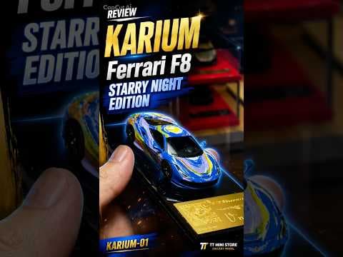 Karium Ferrari F8 Starry Night Edition 1:64 Review 🌌 | Karium-01
