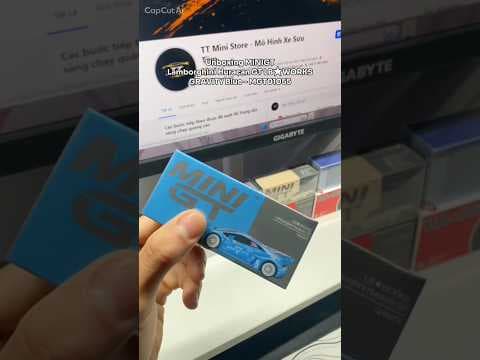 Unbox MINIGT Lamborghini Huracan GT LB★WORKS Gravity Blue 1:64 | MGT01055 🔥