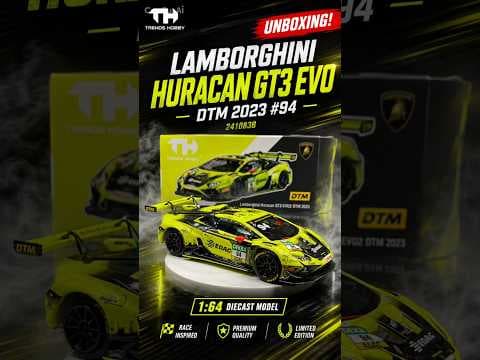 Unboxing mẫu Trends Hobby Lamborghini Huracan GT3 EVO DTM 2023 #94 tỷ lệ 1:64 🔥
