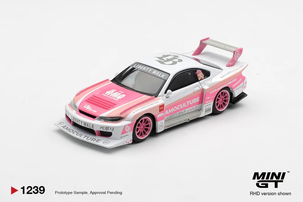 MINIGT - Nissan Silvia S15 LB-Super Silhouette AMOCULTURE – MGT01239