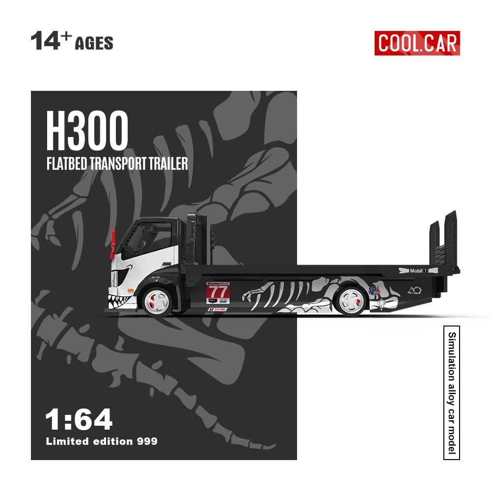 Cool Car - H300 Flatbed Transport Trailer Skeleton Dragon — ảnh 3