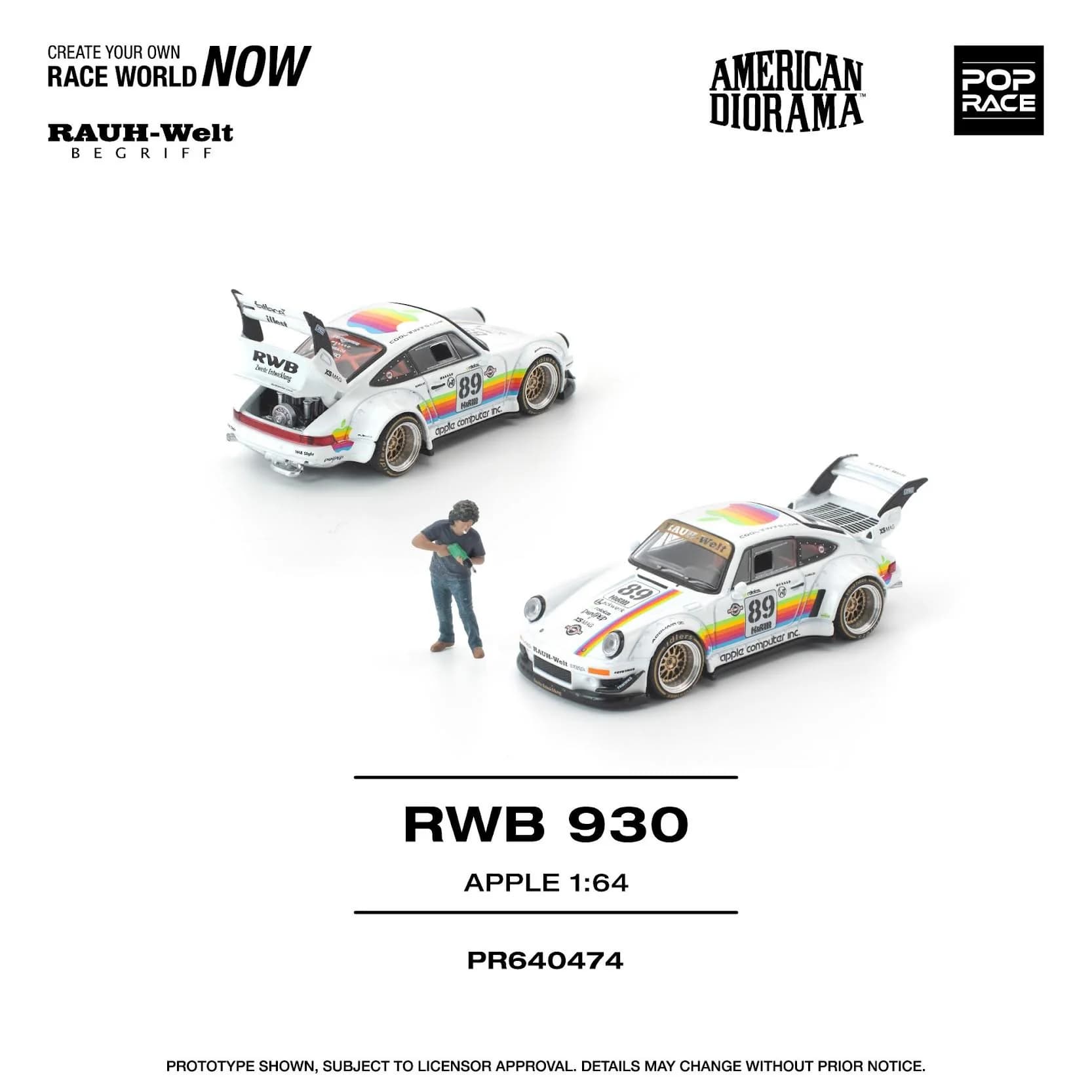 POPRACE - RWB 930 APPLE WITH FIGURES - PR640474 — ảnh 1