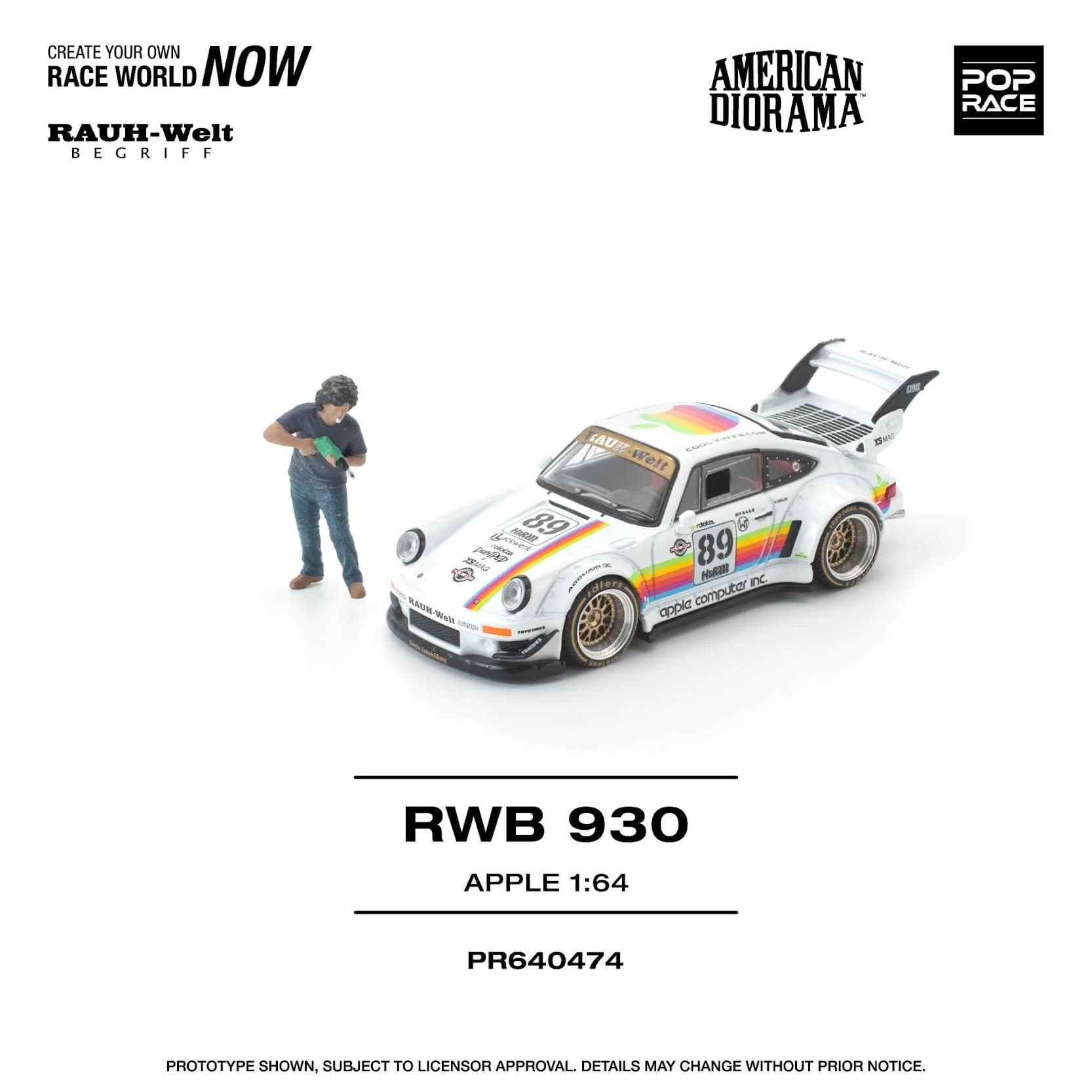 POPRACE - RWB 930 APPLE WITH FIGURES - PR640474 — ảnh 3