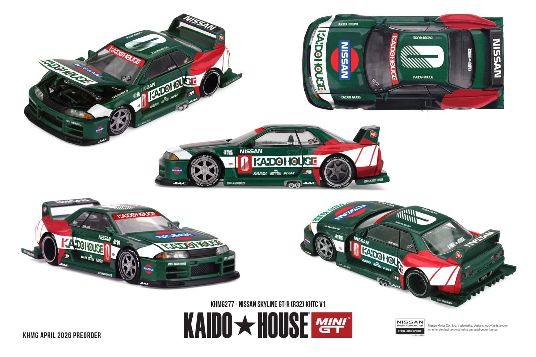 Kaido House x MINI GT - Nissan Skyline GT-R R32 KHTC V1 – KHMG277 — ảnh 1