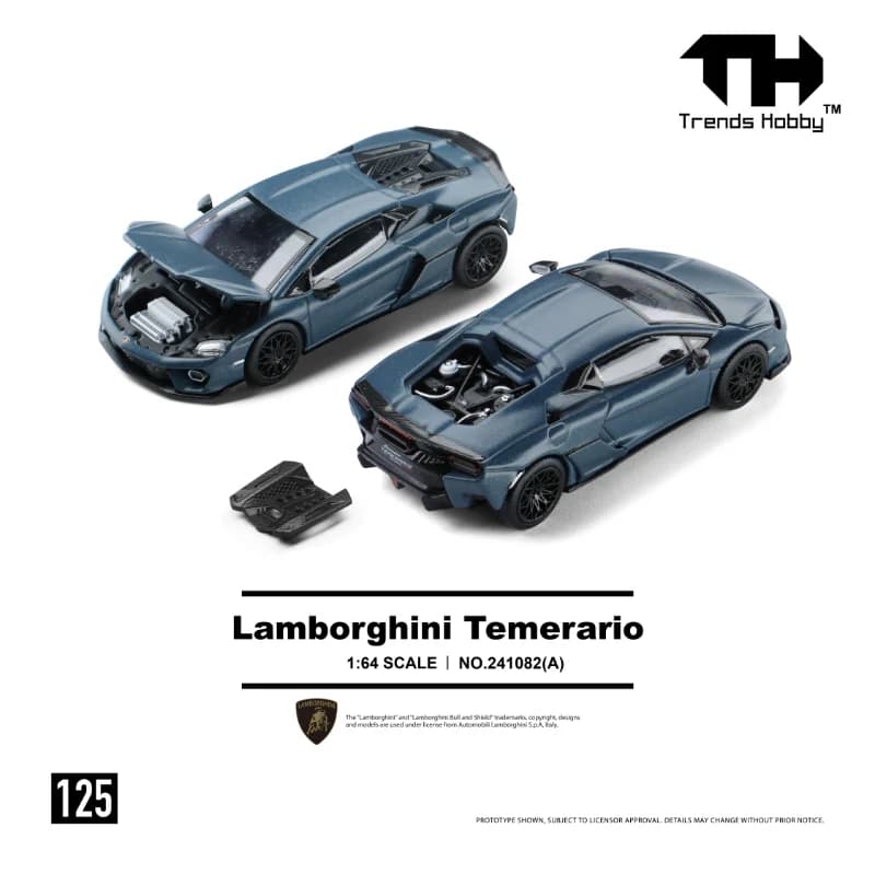 Trends Hobby - Lamborghini Temerario Blue – 241082A — ảnh 2