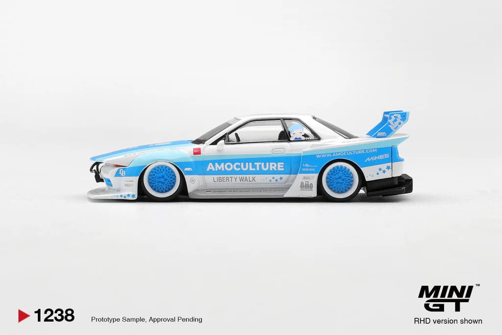 MINIGT - Nissan Skyline GT-R R32 LBWK Kaido Works AMOCULTURE – MGT01238 — ảnh 1