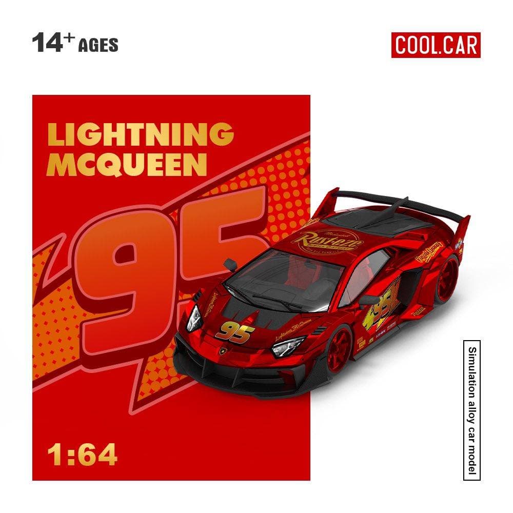 Cool Car - Lamborghini Aventador GTEVO Lightning McQueen #95 – CC643832 — ảnh 2