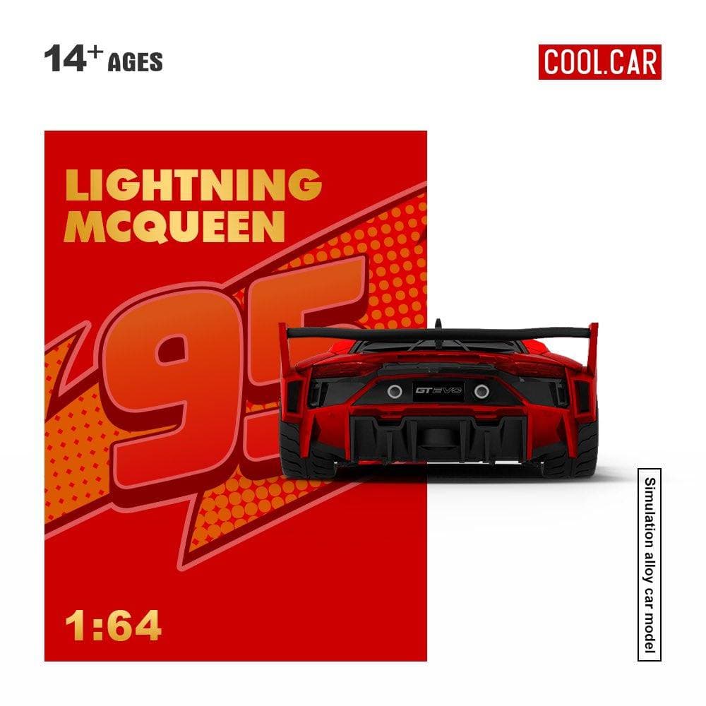 Cool Car - Lamborghini Aventador GTEVO Lightning McQueen #95 – CC643832 — ảnh 5