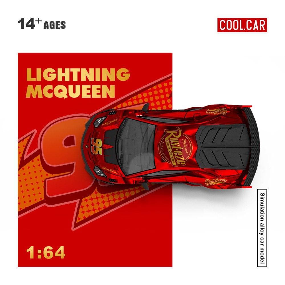 Cool Car - Lamborghini Aventador GTEVO Lightning McQueen #95 – CC643832 — ảnh 4