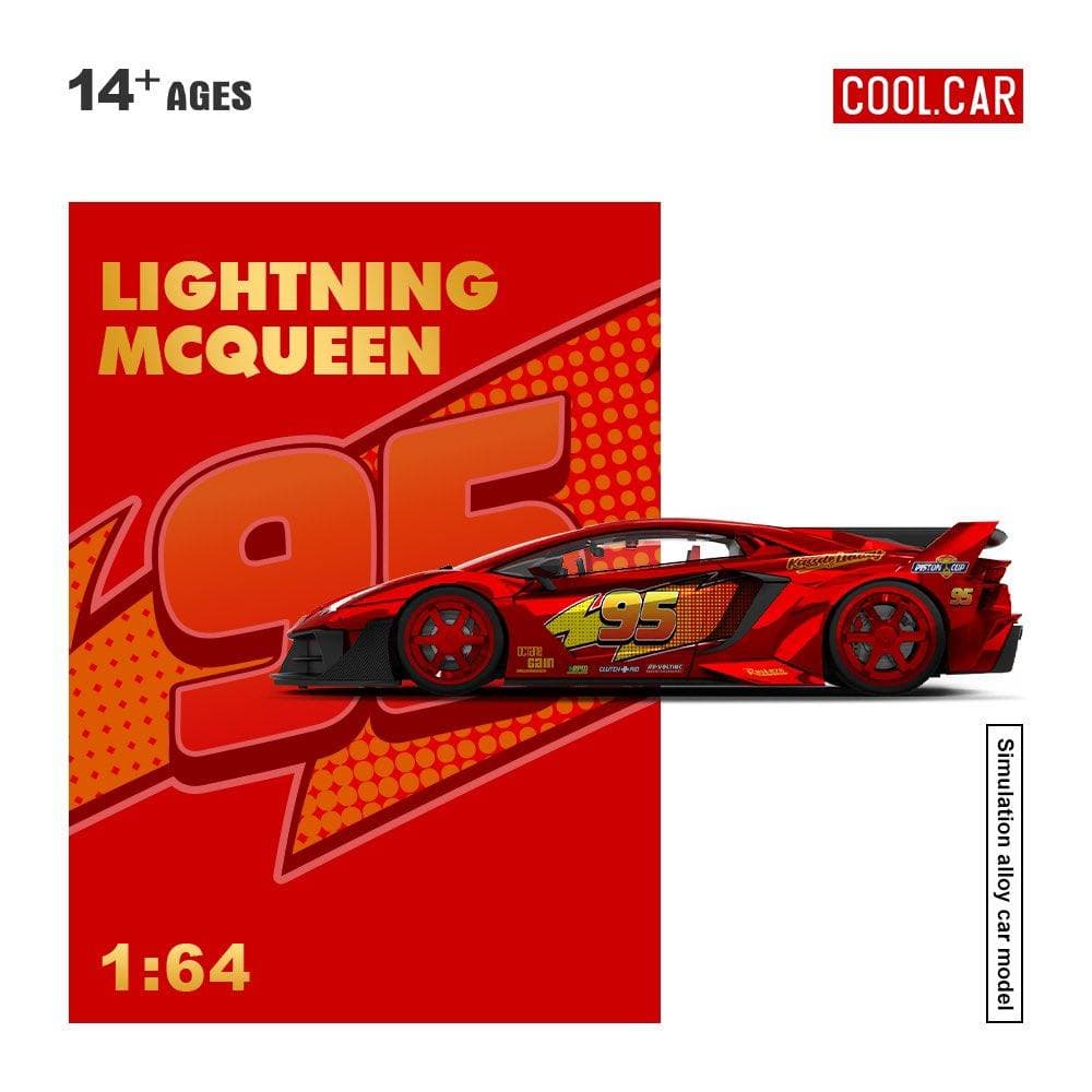Cool Car - Lamborghini Aventador GTEVO Lightning McQueen #95 – CC643832 — ảnh 3