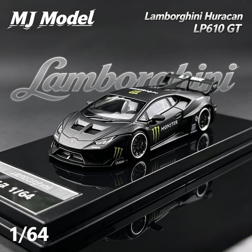 MJ Model - Lamborghini Huracan LP610 GT Version Monster Energy – MJ610-MT — ảnh 4