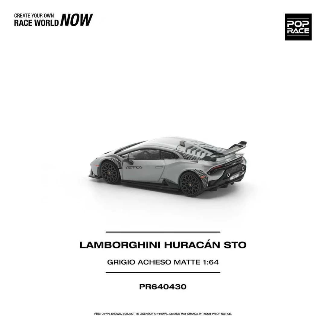 Poprace - Lamborghini Huracán STO Grigio Acheso Matte – PR640430 — ảnh 5