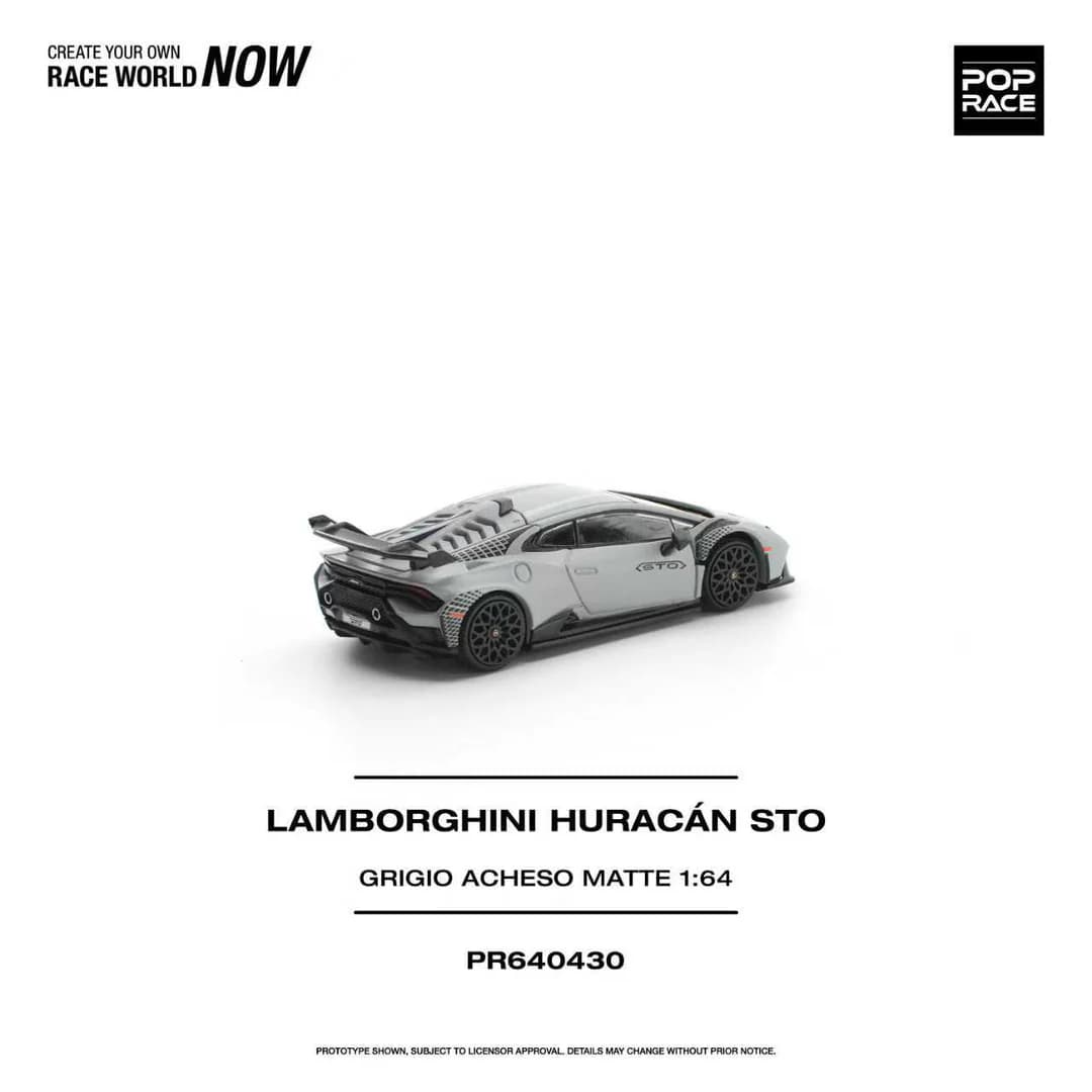 Poprace - Lamborghini Huracán STO Grigio Acheso Matte – PR640430 — ảnh 3