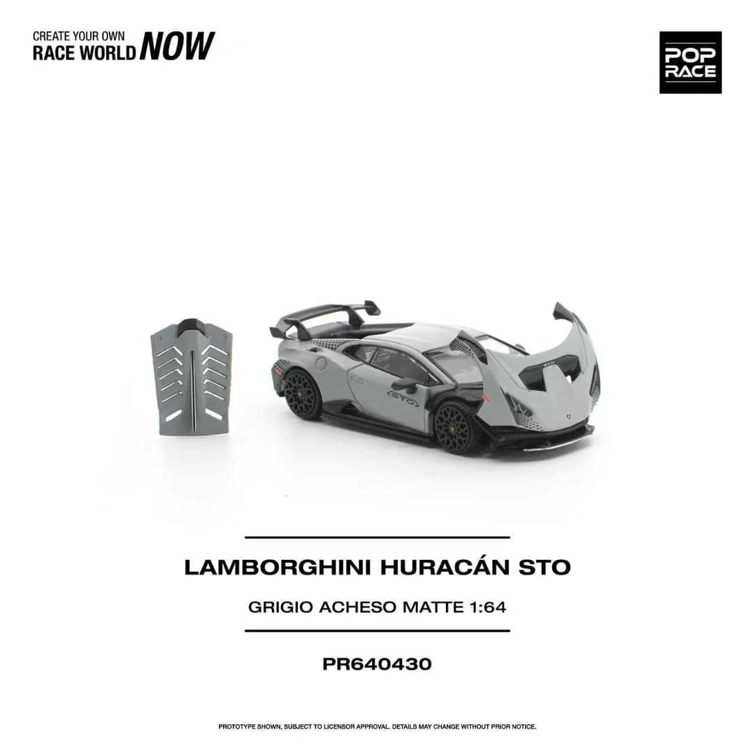 Poprace - Lamborghini Huracán STO Grigio Acheso Matte – PR640430 — ảnh 4