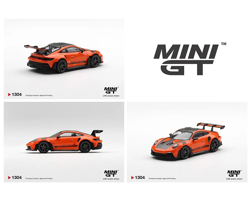 MINIGT - Porsche 911 (992) GT3 RS Weissach Package Gulf Orange - MGT01304 — ảnh 1