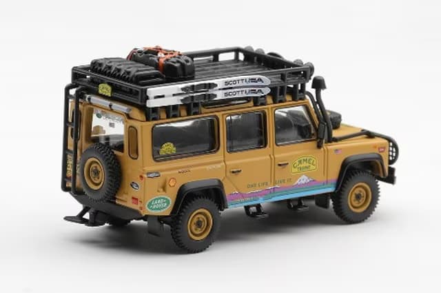 MINIGT - Land Rover Defender 110 1998 Camel Trophy Tierra del Fuego CT.10 USA – MGT01309 — ảnh 3