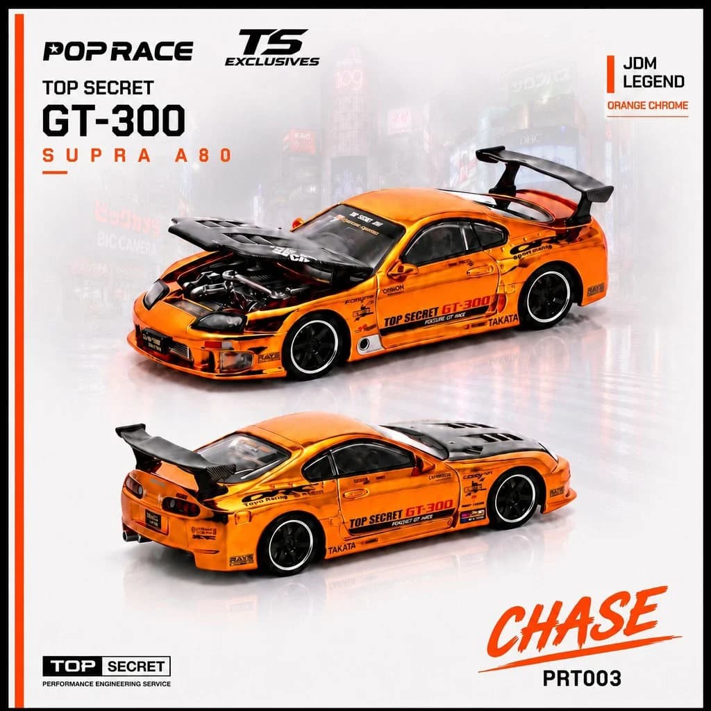 Poprace - TOP SECRET GT-300 Toyota Supra A80 Orange Chrome – PRT003 — ảnh 3