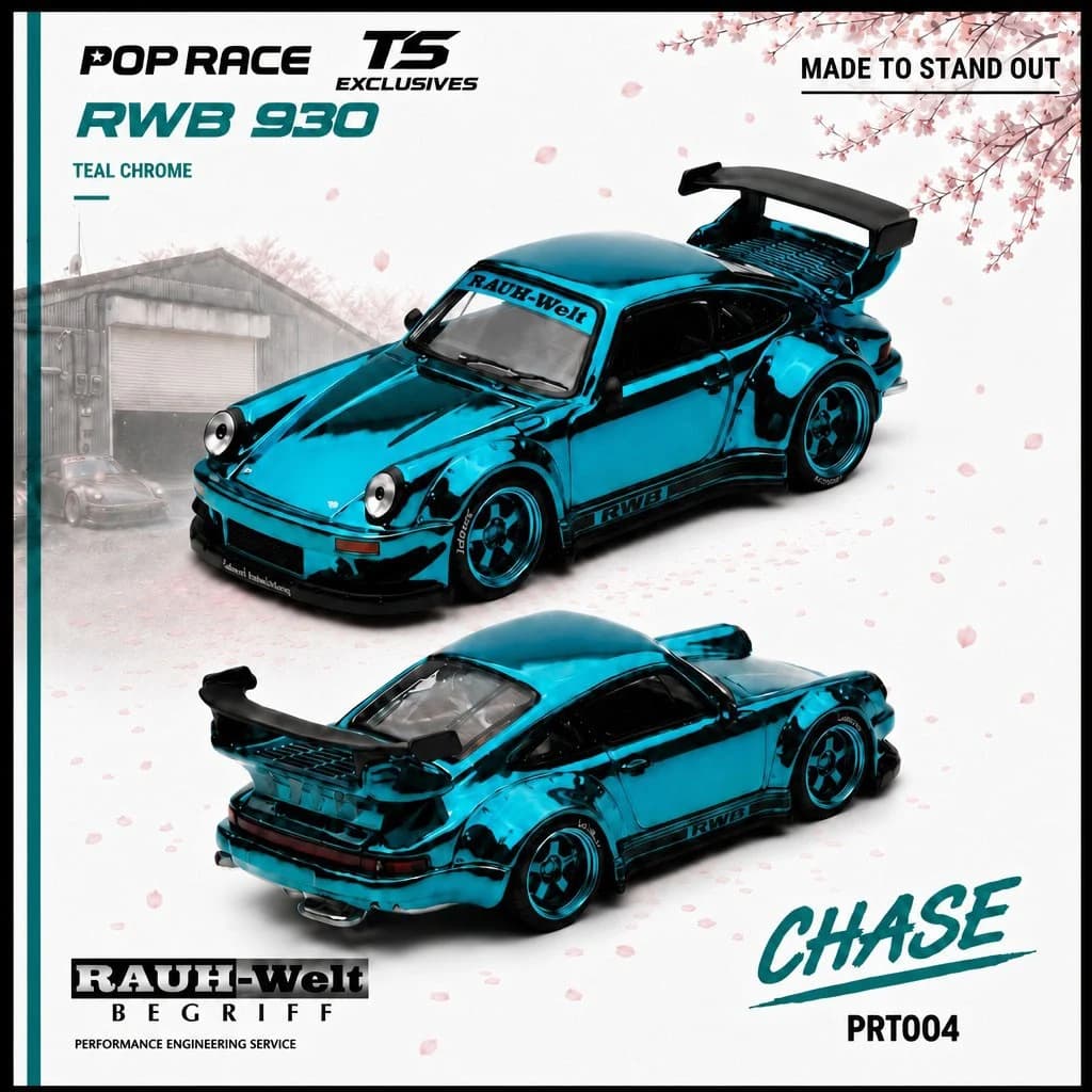 Poprace - RWB Porsche 930 Teal Chrome – PRT004 — ảnh 3