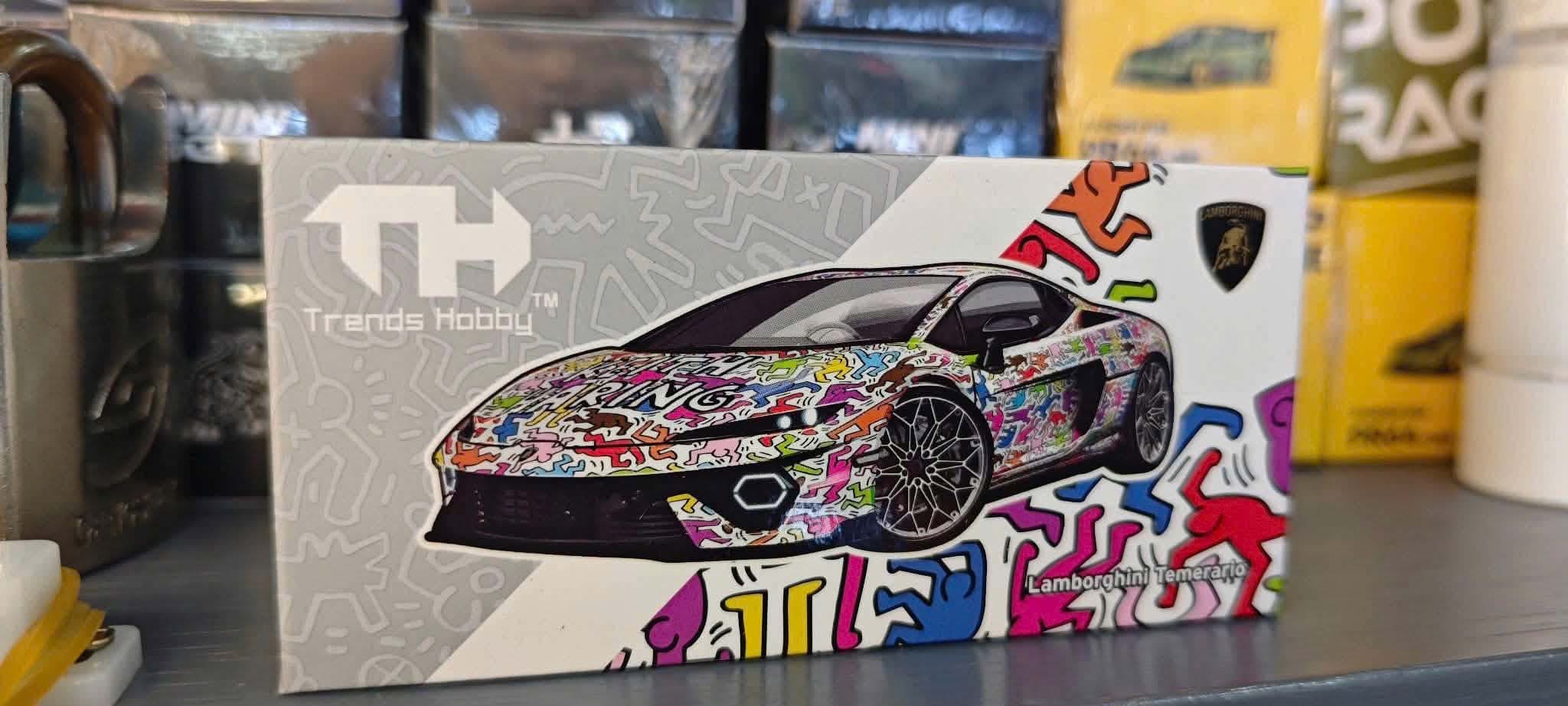 TRENDS HOBBY - LAMBORGHINI TEMERARIO X KEITH HARING - TH-64795 — ảnh 1