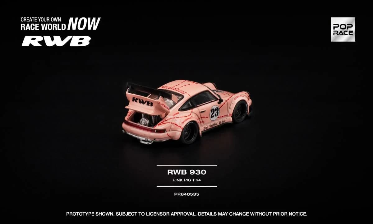 POPRACE - RWB 930 "PINK PIG" - PR640535 — ảnh 3