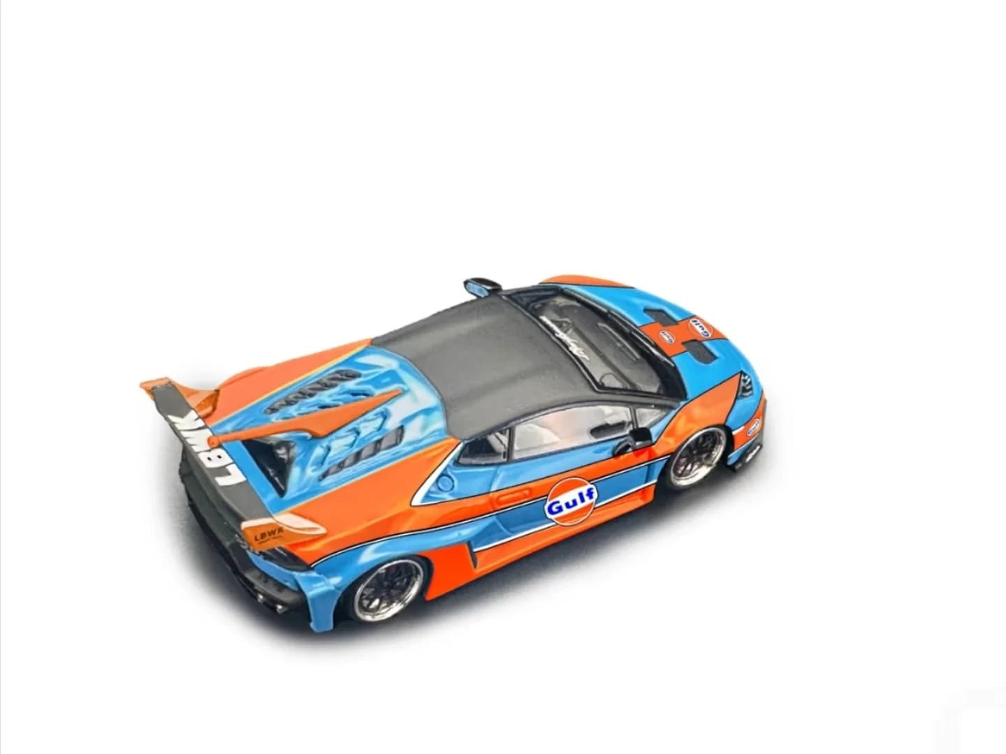 DAP Model 1:64 Lamborghini Huracán GT EVO LBWK Gulf Livery — ảnh 4