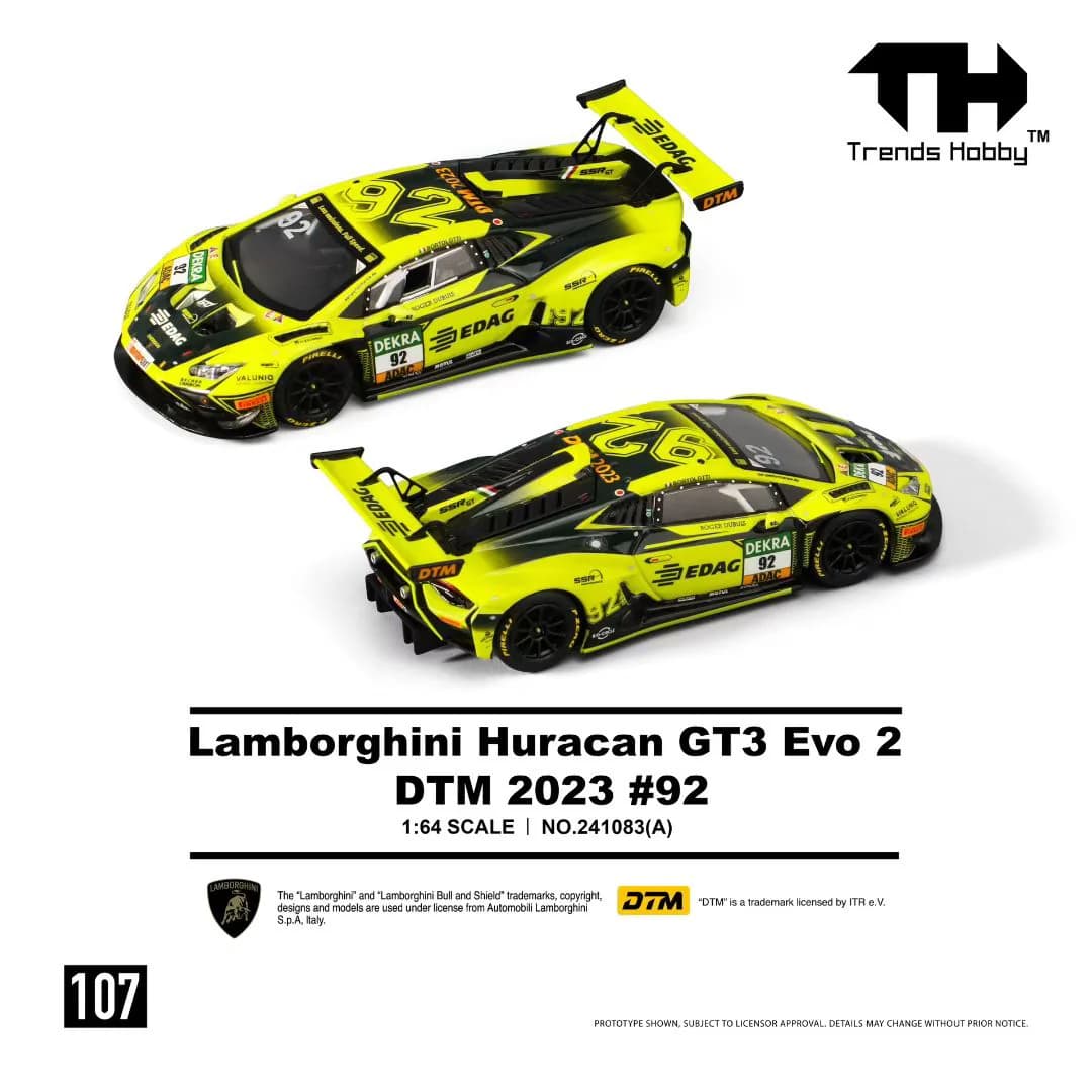 Trends Hobby - Lamborghini Huracan GT3 EVO - DTM 2023 #92 - 241083A — ảnh 1