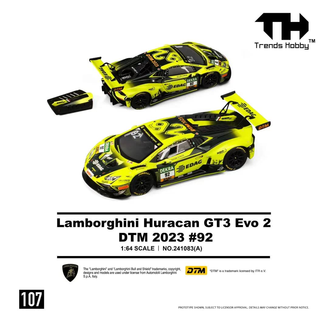 Trends Hobby - Lamborghini Huracan GT3 EVO - DTM 2023 #92 - 241083A — ảnh 2