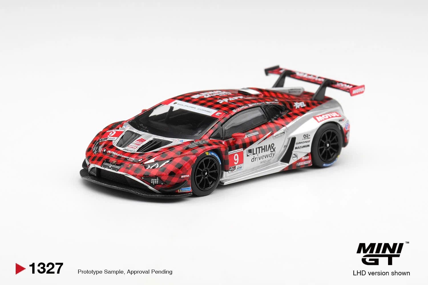 MINIGT - Lamborghini Huracan GT3 EVO2 #9 Pfaff Motorsports 2025 IMSA WeatherTech GTD Pro - MGT01327 — ảnh 1