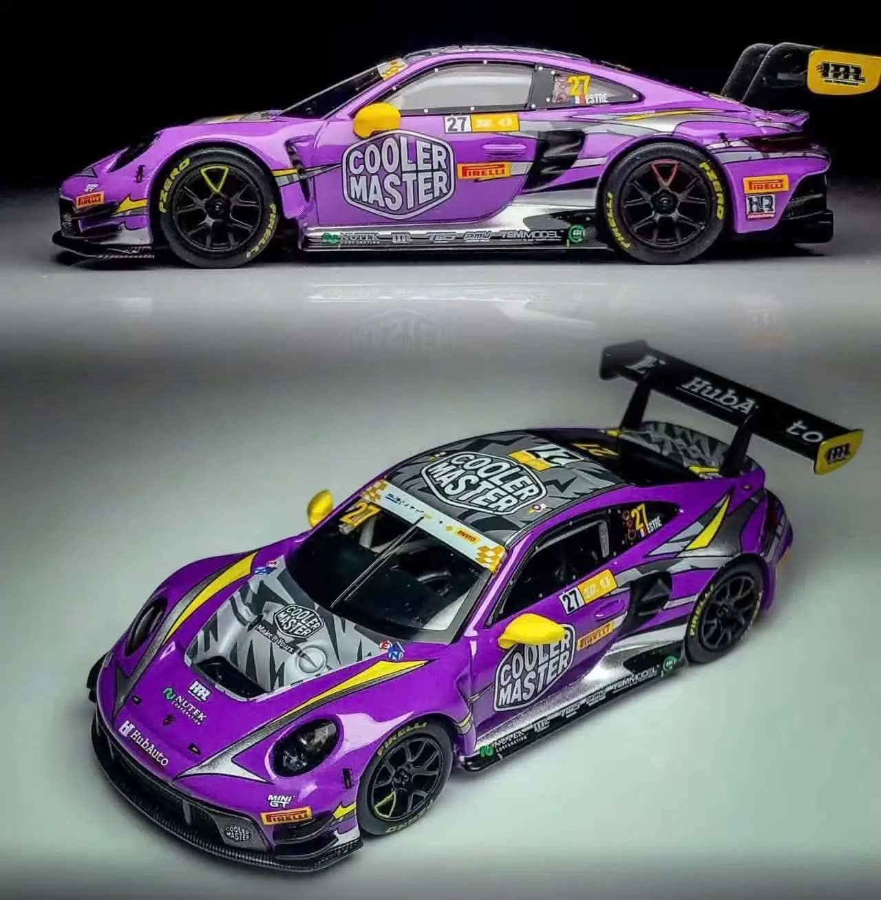HG Model 1:64 Porsche 911 GT3 R Fine Macau Grand Prix #27 – Limited 999 PCS — ảnh 1