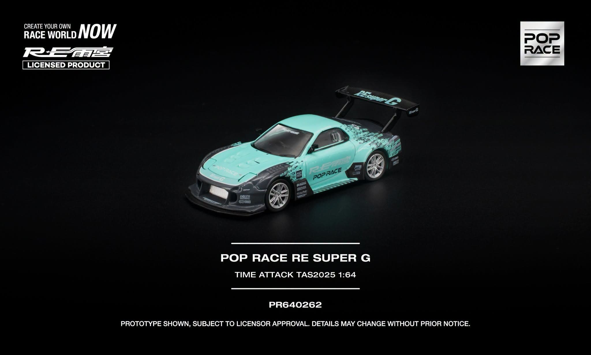 POP RACE 1:64 – RE Super G Time Attack TAS 2025 – PR640262 — ảnh 2