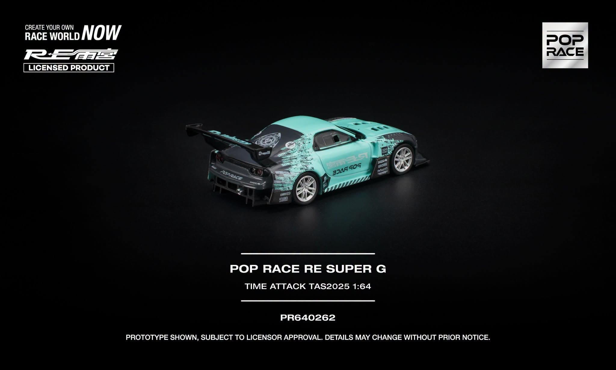 POP RACE 1:64 – RE Super G Time Attack TAS 2025 – PR640262 — ảnh 3
