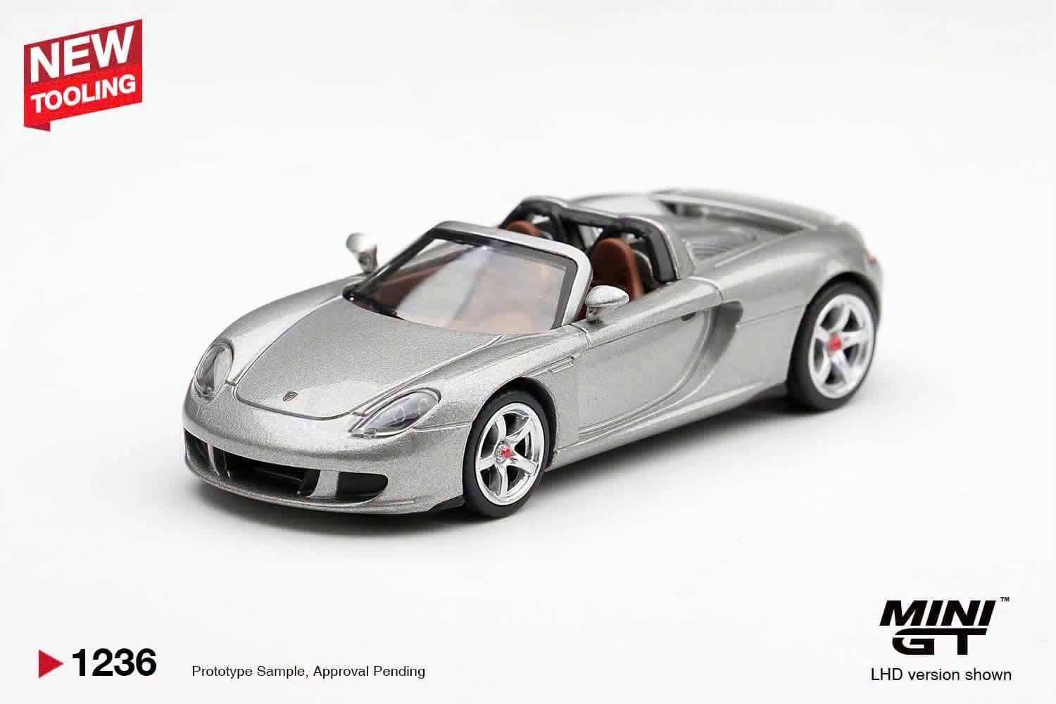 MINIGT - Porsche Carrera GT GT Silver LHD - MGT01236-L — ảnh 1