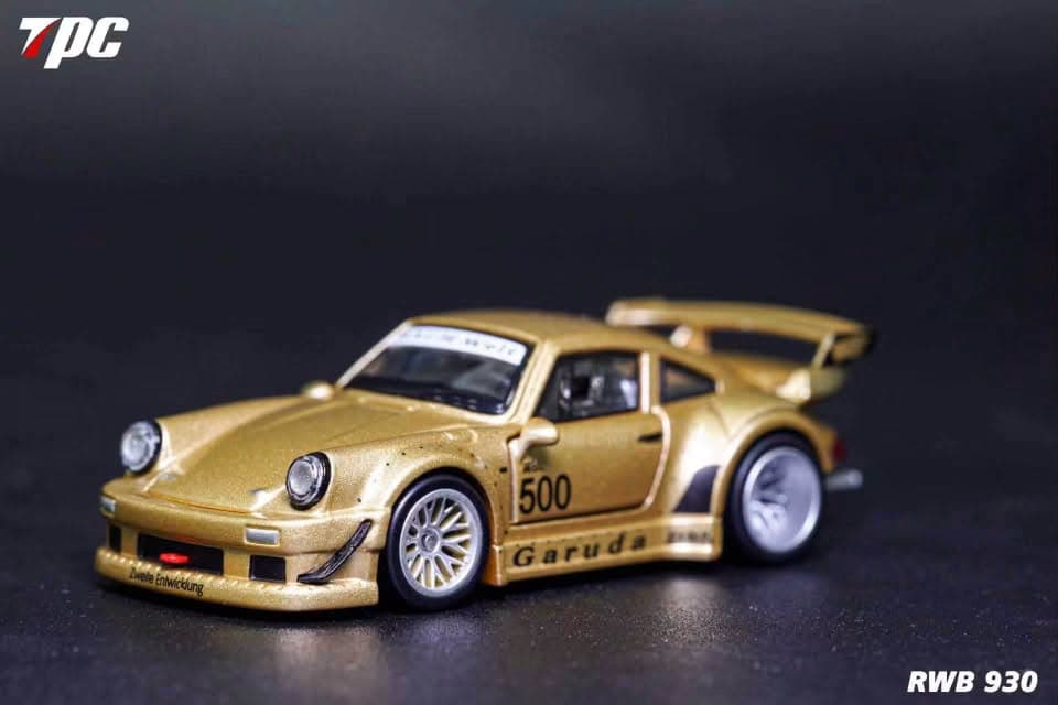 TPC Customized Version - RWB 930 Fully Open Gold Limited 2000pcs - 1:64 — ảnh 8