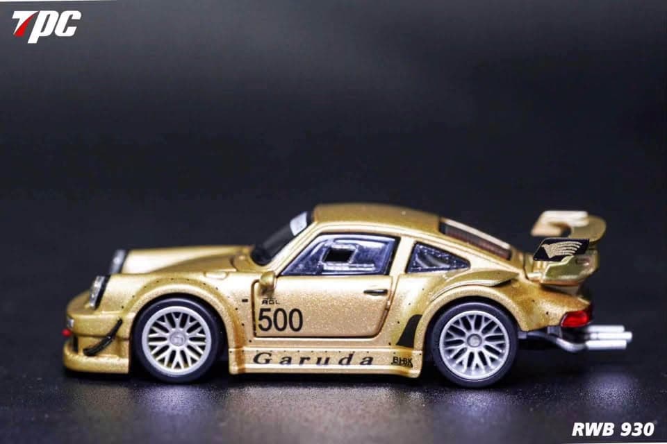 TPC Customized Version - RWB 930 Fully Open Gold Limited 2000pcs - 1:64 — ảnh 7