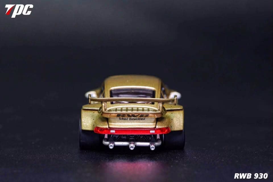 TPC Customized Version - RWB 930 Fully Open Gold Limited 2000pcs - 1:64 — ảnh 10
