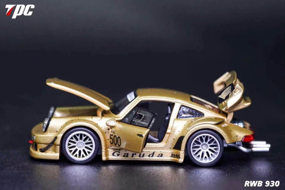 TPC Customized Version - RWB 930 Fully Open Gold Limited 2000pcs - 1:64 — ảnh 4