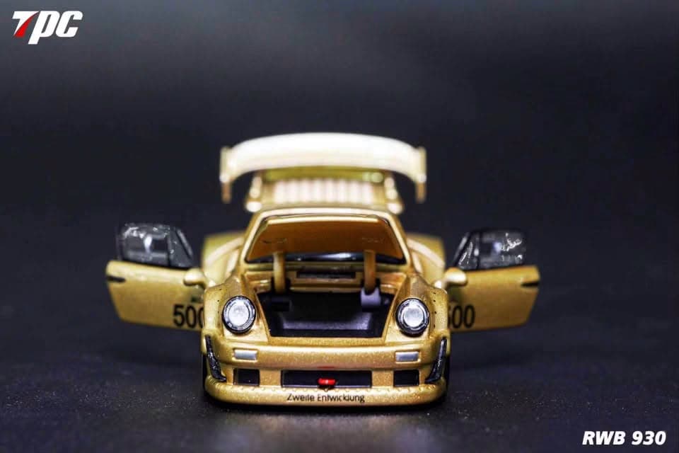 TPC Customized Version - RWB 930 Fully Open Gold Limited 2000pcs - 1:64 — ảnh 5