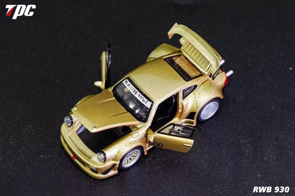 TPC Customized Version - RWB 930 Fully Open Gold Limited 2000pcs - 1:64 — ảnh 1