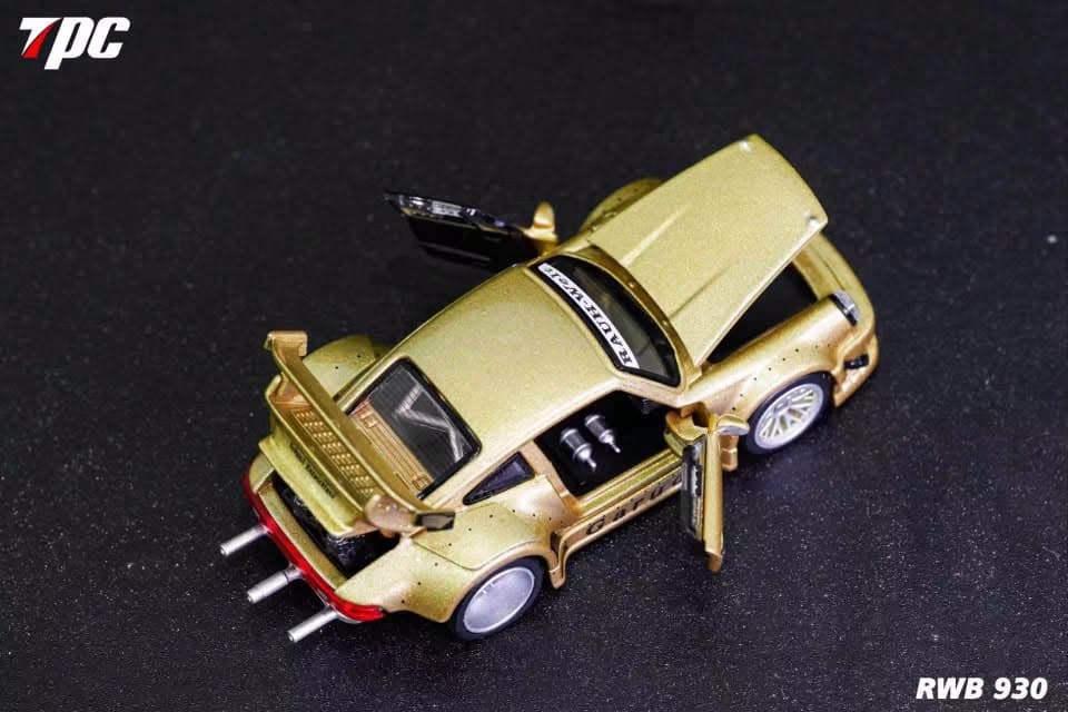TPC Customized Version - RWB 930 Fully Open Gold Limited 2000pcs - 1:64 — ảnh 2