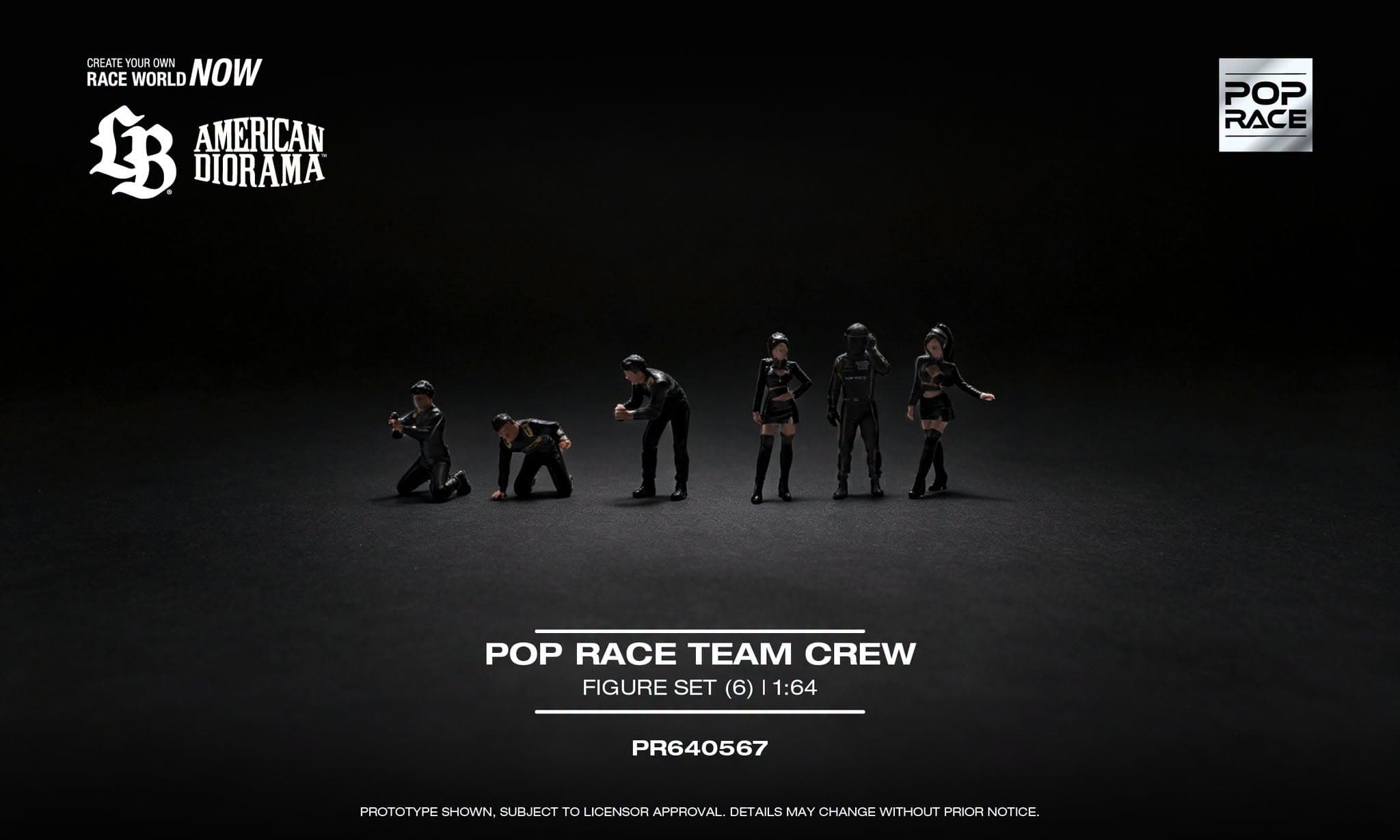 POPRACE 1:64 TEAM CREW FIGURE — ảnh 2