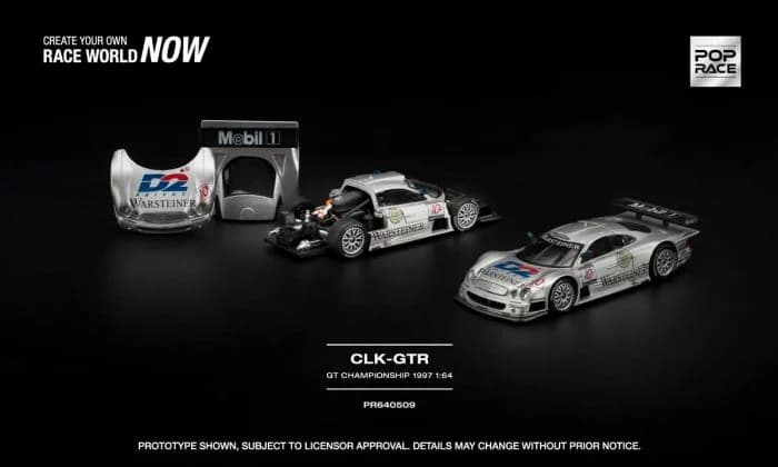 POPRACE 1:64 MERCEDES-BENZ AMG CLK GTR FIA GT CHAMPIONSHIP 199 - PR640509 — ảnh 2