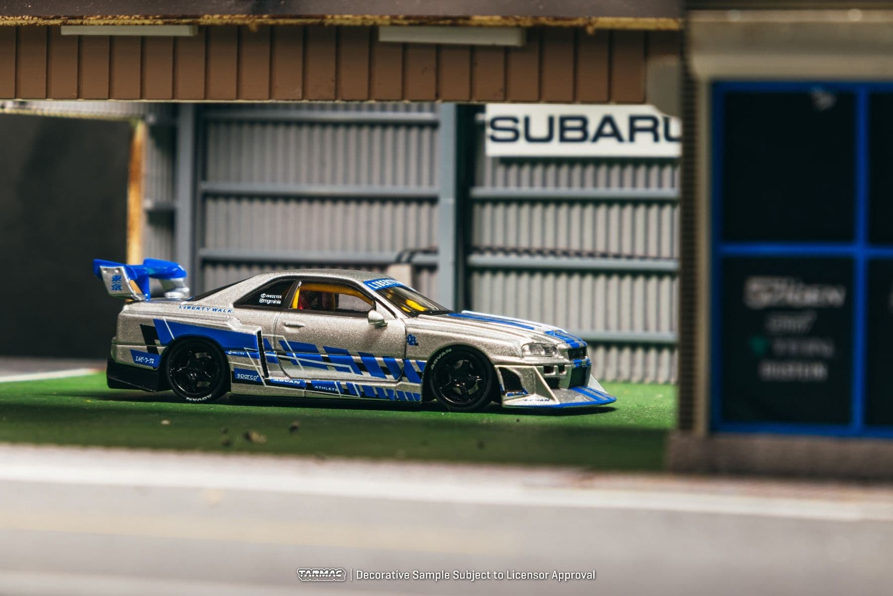 TARMAC 1:64 LB-ER34 Super Silhouette SKYLINE, MGMINI (#T64-104-MG) — ảnh 2