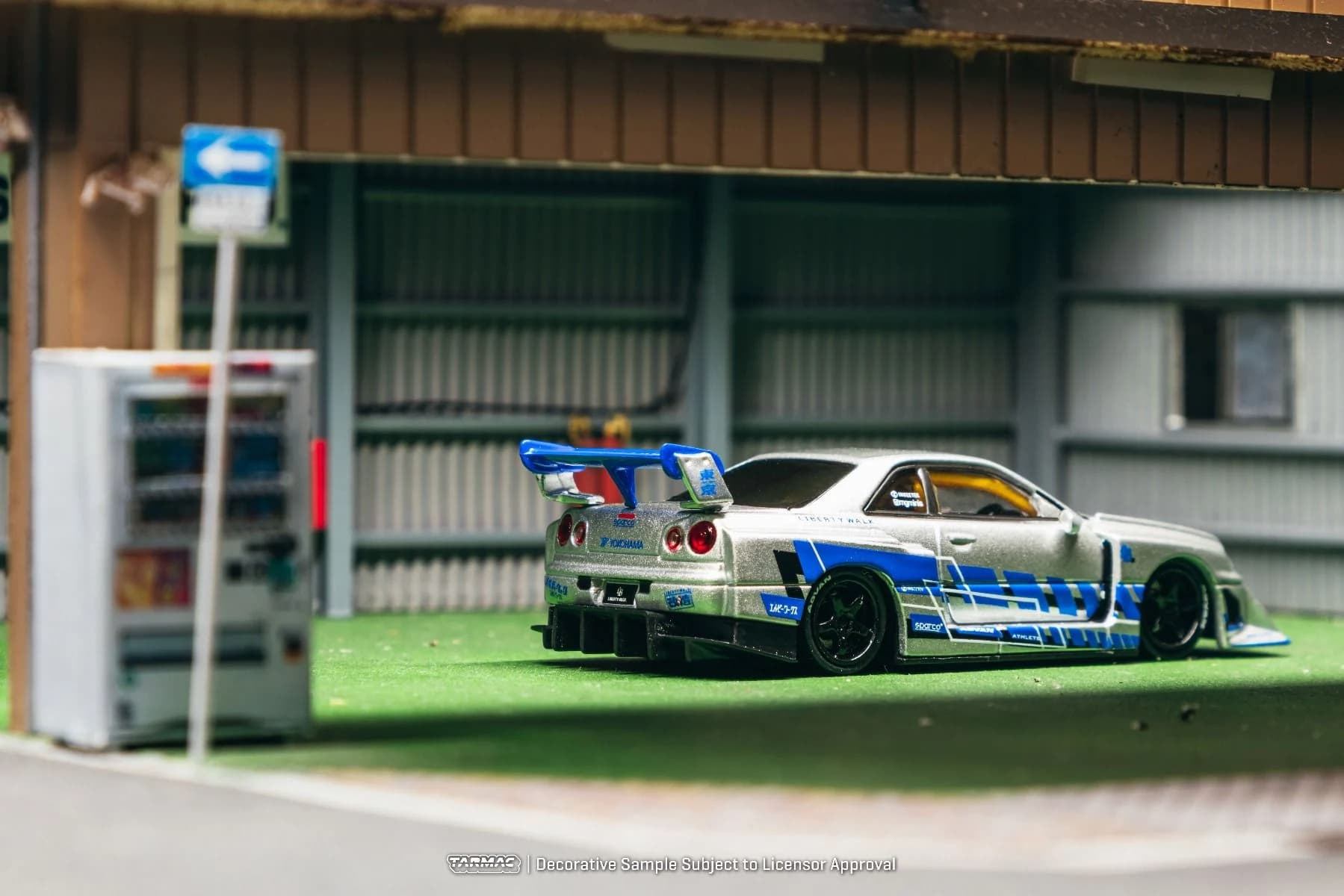 TARMAC 1:64 LB-ER34 Super Silhouette SKYLINE, MGMINI (#T64-104-MG) — ảnh 3