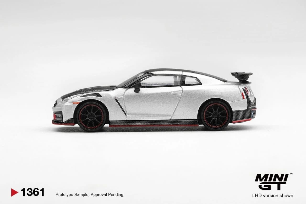Mini GT - Nissan GT-R NISMO 2024 Silver - MGT01361-BL (Card) — ảnh 3