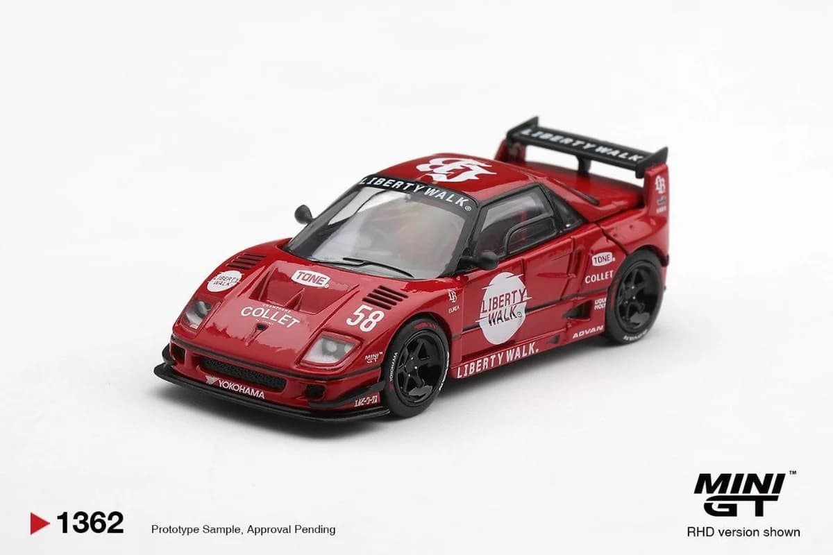 Mini GT - Mazda AZ-1 Liberty Walk LB40 LB-Hinomaru Red - MGT01362-CH — ảnh 1