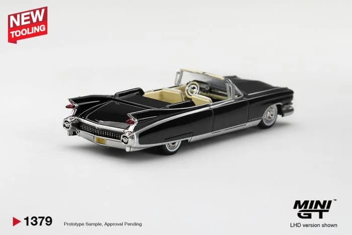 MINI GT 1:64 Cadillac Eldorado Biarritz 1959 Black - MGT01379 — ảnh 3