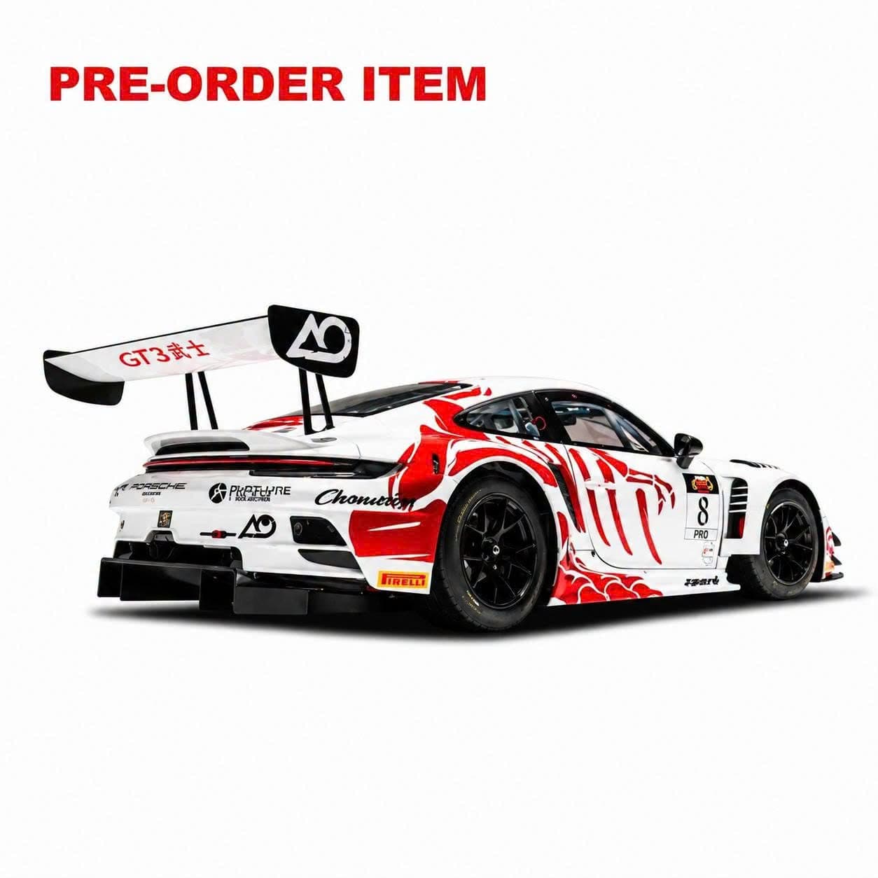 SPARK 1:64 Porsche 911 GT3 Bushi Rex #8 — ảnh 3