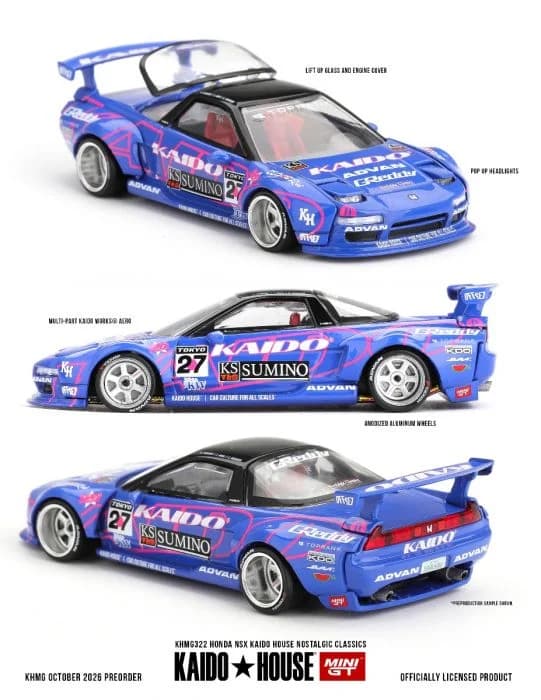 KAIDO HOUSE 1:64 Honda NSX Kaido House Nostalgic Classics - KHMG322 — ảnh 1